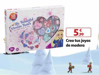 Alcampo Crea tus joyas de madera oferta