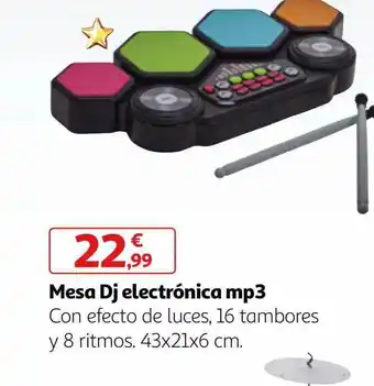 Alcampo Mesa dj electrónica mp3 oferta