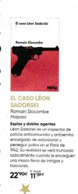 Fnac El caso léon sadorski romain slocombe malpaso oferta