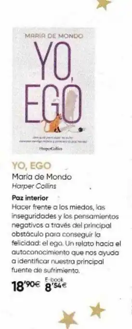 Fnac Yo ego maria de mando oferta