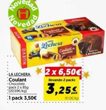 Hiper Usera La lechera coulant oferta