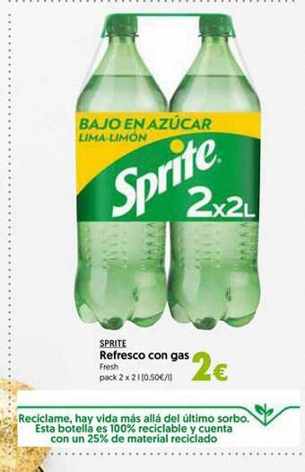 Hiper Usera Sprite refresco con gas oferta