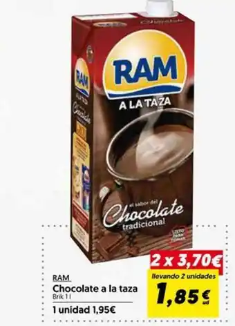 Hiper Usera Ram chocolate a la taza oferta