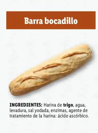 Lidl Barra Bocadillo oferta
