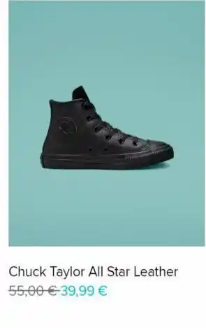 Converse Chuck taylor all star leather 55,00 €-39,99 € oferta