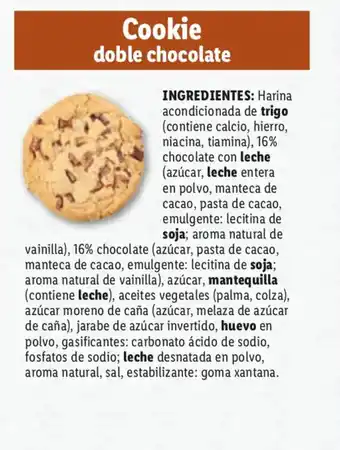 Lidl Cookie Doble Chocolate oferta