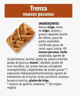 Lidl Trenza Nueces Pacanas oferta