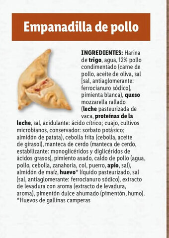 Lidl Empanadilla De Pollo oferta