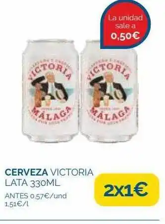 Supermercados La Despensa Cerveza victoria lata oferta