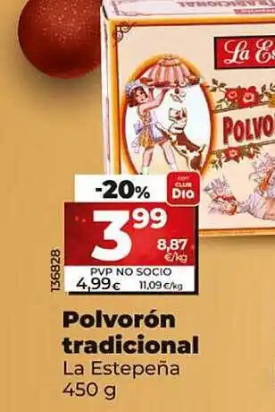 Dia Polvorón tradicional la estepeña oferta