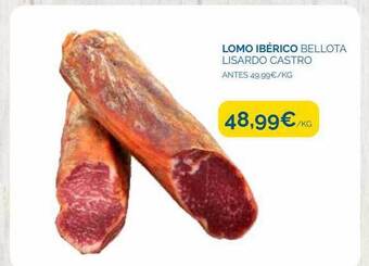Supermercados La Despensa Lomo ibérico bellota lisardo castro oferta