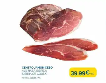Supermercados La Despensa Centro jamón cebo 50% raza ibérica sierra de codex oferta