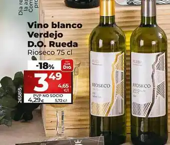 Dia Vino blanco verdejo d.o. rueda rioseco oferta