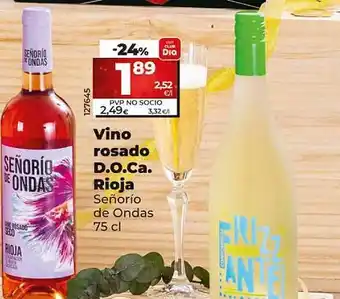 Dia Vino rosado d.o.ca. rioja señorio de ondas oferta