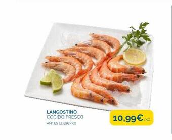 Supermercados La Despensa Langostino cocido fresco oferta