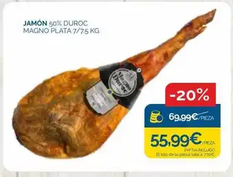 Cash Ecofamilia Jamón 50% duroc magno plata oferta
