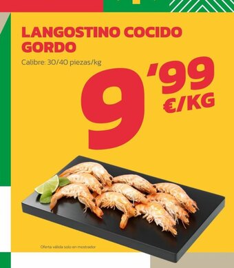 AhorraMas Langostino Cocido Gordo oferta