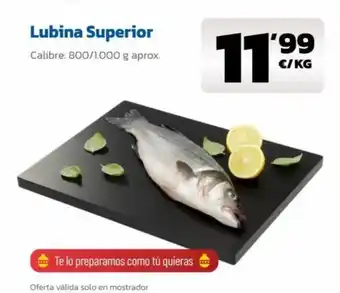 AhorraMas Lubina Superior oferta
