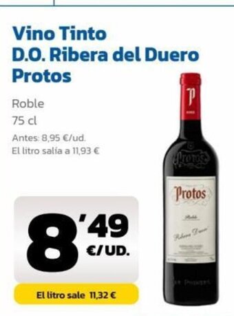 AhorraMas Vino Tinto D.O. Ribera Del Duero Protos oferta