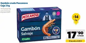 AhorraMas Gambón Crudo Pescanova Caja 2kg oferta