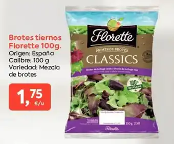 Suma Supermercados Brotes Tiernos Florette 100g oferta