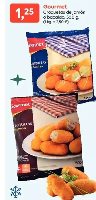 Suma Supermercados Croquetas de Jamón o Bacalao, 500g oferta