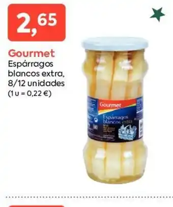 Suma Supermercados Espárragos Blancos Extra, 8/12 Unidades oferta