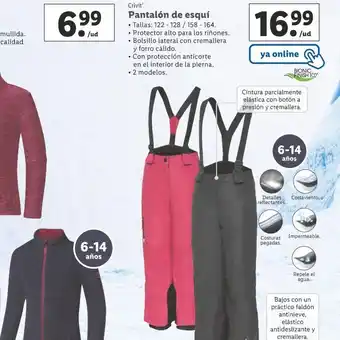 Lidl Pantalón de esquí oferta