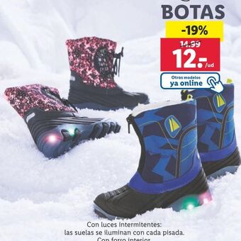 Lidl Botas oferta