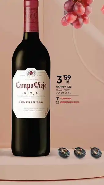 BM Supermercados Campo viejo d.o.ca. rioja joven oferta