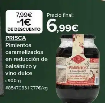 Costco Prisca pimientos caramelizados en reducción de balsámico y vino dulce oferta