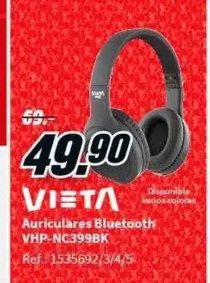 MediaMarkt Auriculares bluetooth vhp-nc399bk vieta oferta