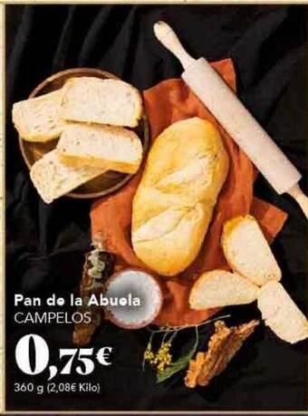 Gadis Pan de la abuela campelos oferta