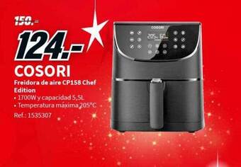 MediaMarkt Cosori freidora de aire cp158 chef edition oferta