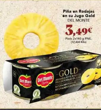 Gadis Piña en rodajas en su jugo gold del monte oferta