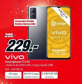 MediaMarkt Vivo smartphone y72 5g oferta