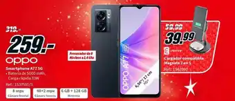MediaMarkt Oppo smartphone a77 5g cargador compatible magsafe 2 en 1 oferta