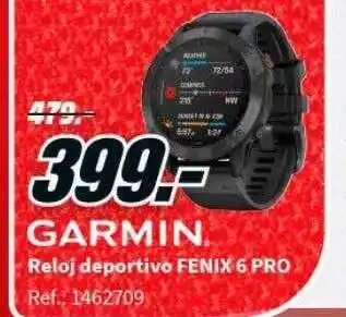 MediaMarkt Garmin reloj deportivo fenix 6 pro oferta