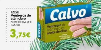 Hiper Usera Calvo ventresca de atún claro oferta