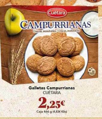Gadis Galletas campurrianas cuétara oferta