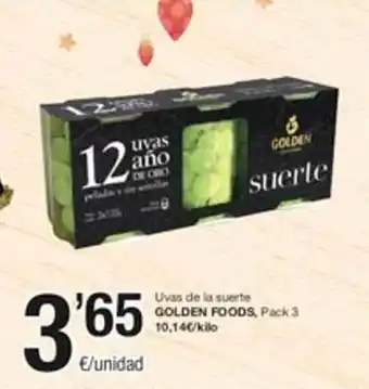 SPAR Uvas de la suerte golden foods oferta