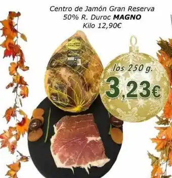 Super Alcoop Centro de jamón gran reserva 50% r. duroc magno kg oferta