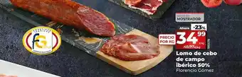 Dia Lomo de cebo de campo ibérico 50% florencio gómez oferta