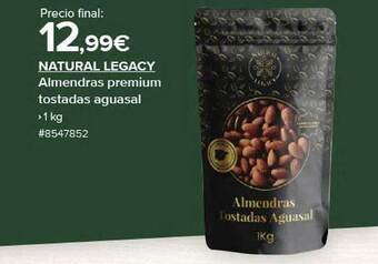 Costco Natural legacy almendras premium tostadas aguasal oferta
