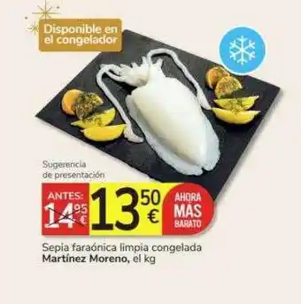 Consum Sepia faraónica limpia congelada martínez moreno oferta