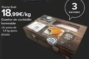 Costco Cuartos de cochinillo horneable oferta