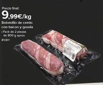 Costco Solomillo de cerdo con bacon y gouda oferta