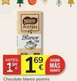 Consum Chocolate blanco postres oferta