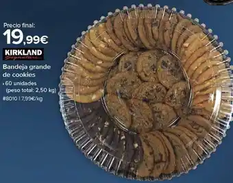 Costco Kirkland bandeja grande de cookies oferta