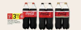 Consum Coca-cola original zero azúcar zero cafeína o zero azúcar oferta